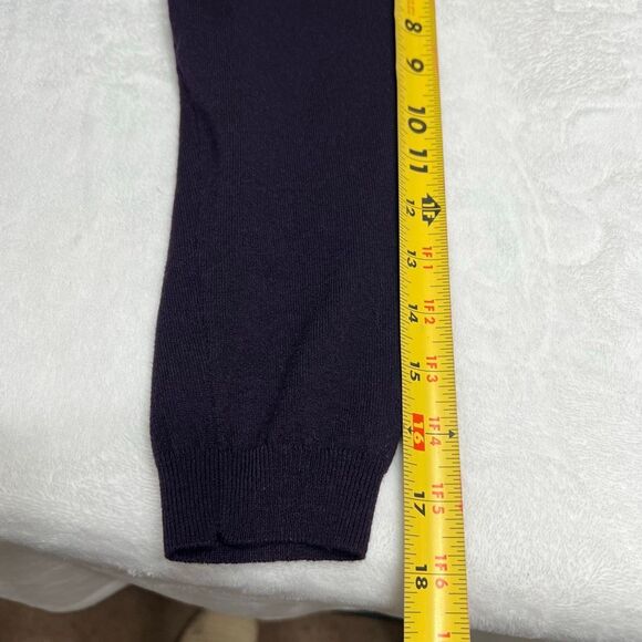 Theory Purple Cashmere Open Front Cardigan Small Petite Women - Picture 8 of 8